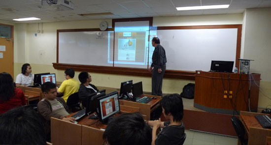 Babastudio.com mengadakan seminar Web Design di Binus University.