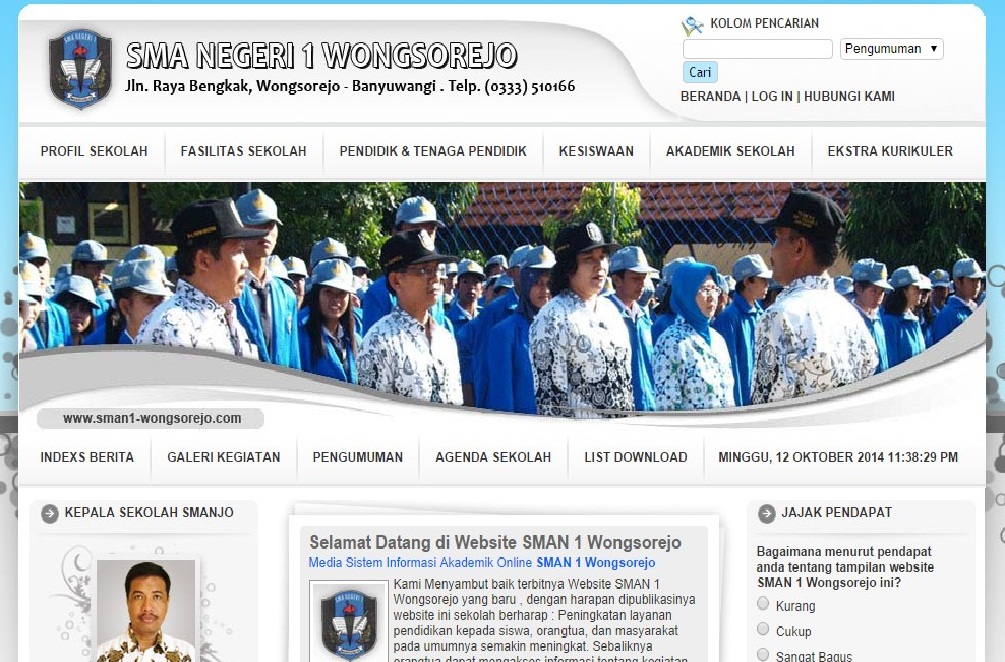 Contoh Wesite Sekolah Keren