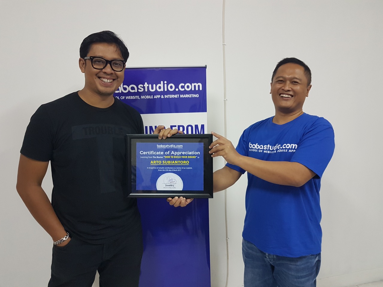 Workshop Bersama Arto Subiantoro  CEO Dan Founder PT Gambaran Brand